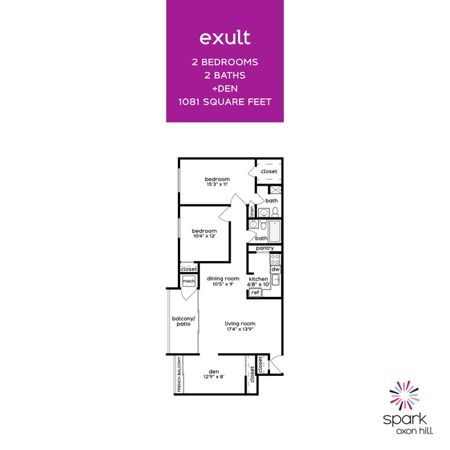 Floorplan - Spark Oxon Hill