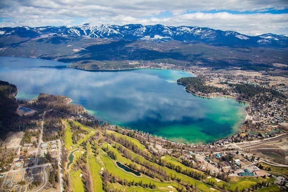 View of Whitefish Lake, Whitefish and Whitefish Mountain Resort - 3000 Big Mountain Rd