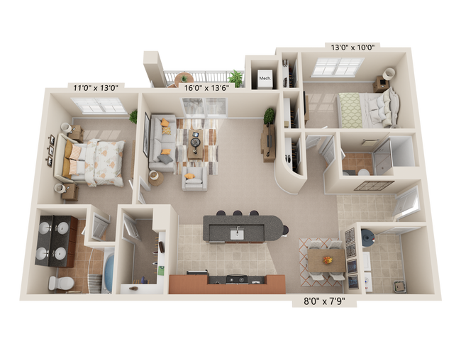 Floorplan - The Carlton at Greenbrier