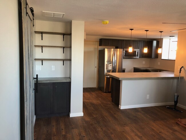 kitchen and living room - 637 S Navajo St