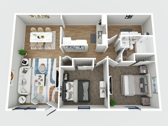 Floorplan - Waterbury Apartments