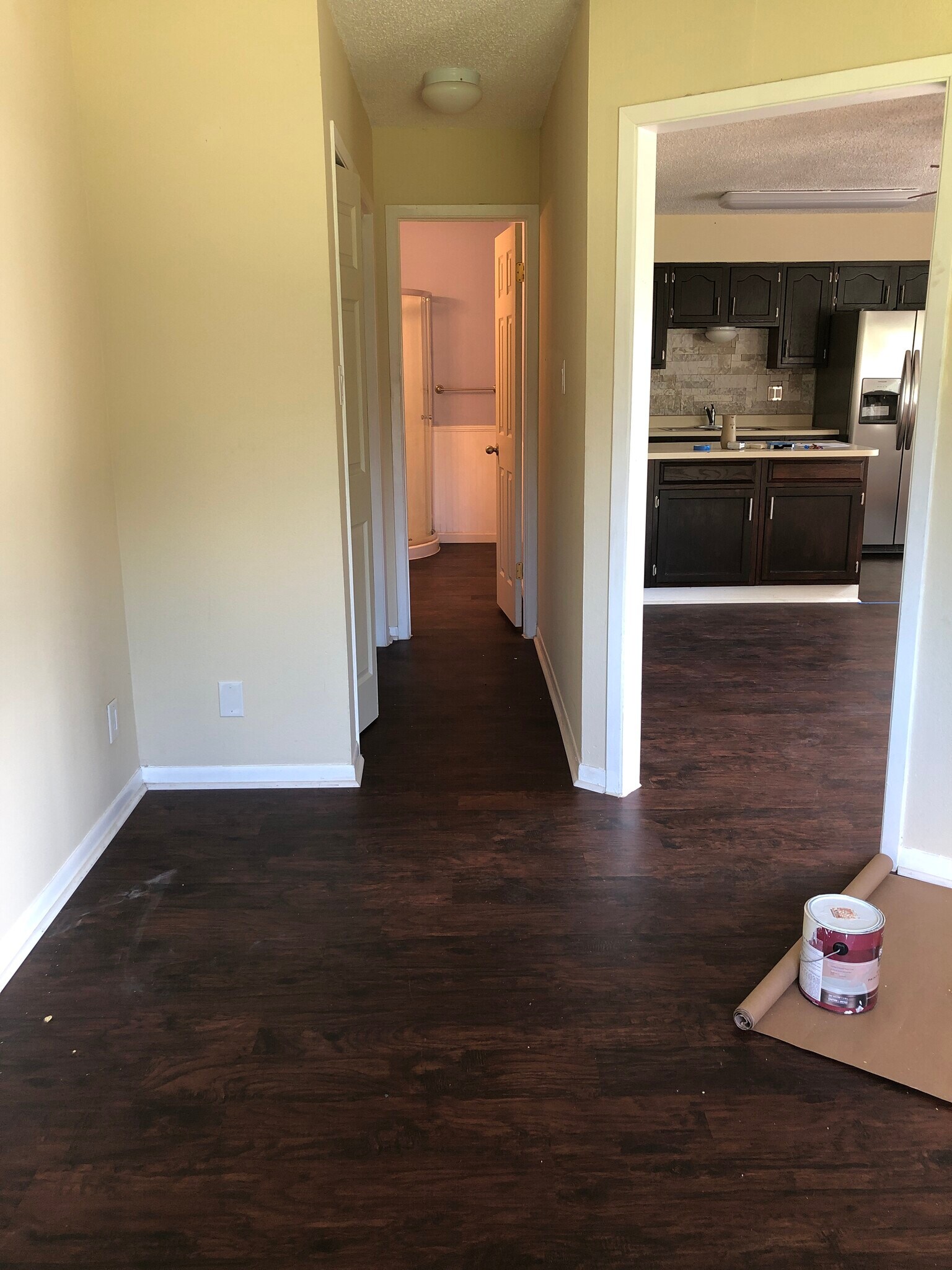 Pictures from bedroom showing bathroom , living and kitchen - 1000 Ranchero Road
