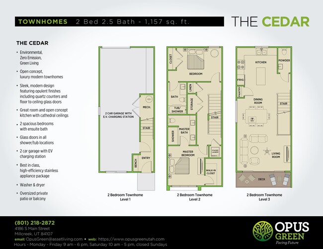 Floorplan - Opus Green Townhomes
