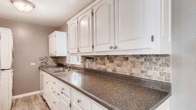 New backsplash - 3225 S. Elm St.
