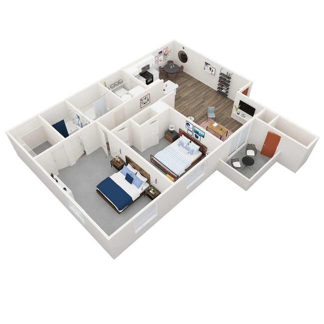 Floorplan - Creekview Apartments