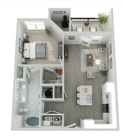 Floorplan - Meridian at Broad Street Market