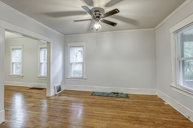 Living Room - Original French Doors can be re-installed if desired - 4333 Charlotte St