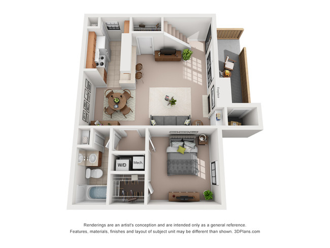 Floorplan - Forestlake Apartments