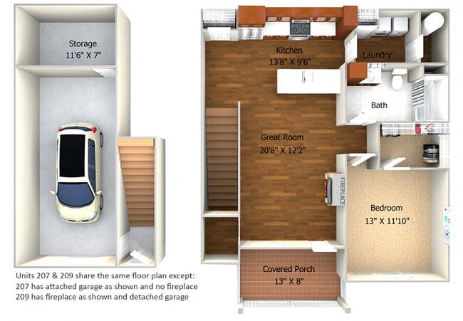 Floorplan - Cedar Place Apartments