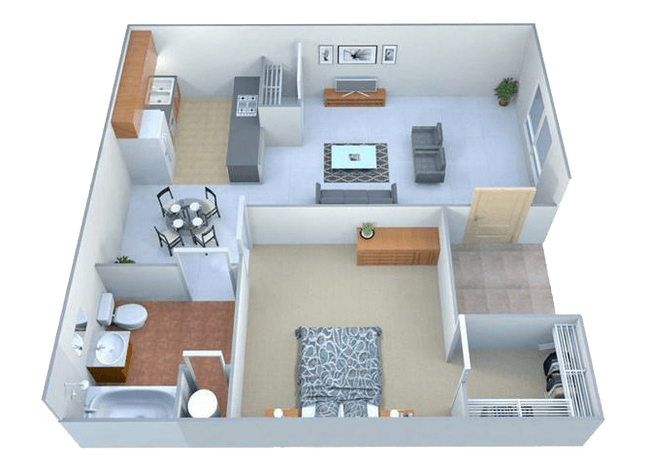 Floorplan - Las Villas De Kino Apartments