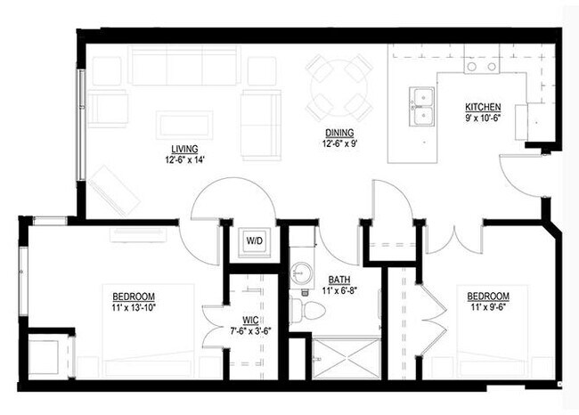 Floorplan - The Legends of Champlin 55+ Apartments