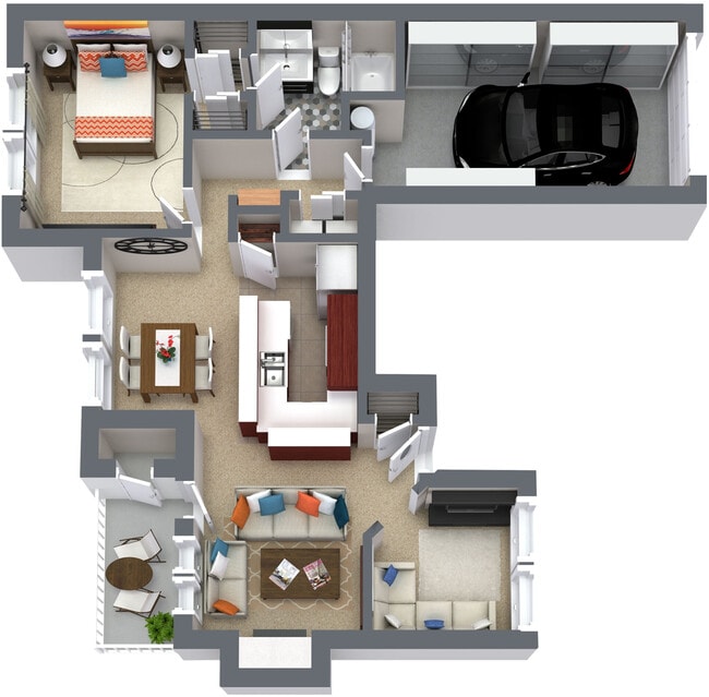 Floorplan - Western Station Apartments