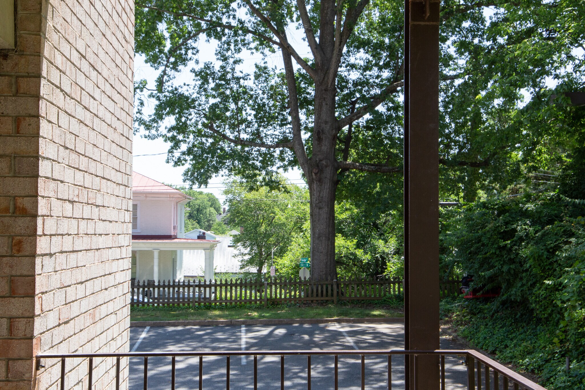 East view from balcony - 511 1st St N