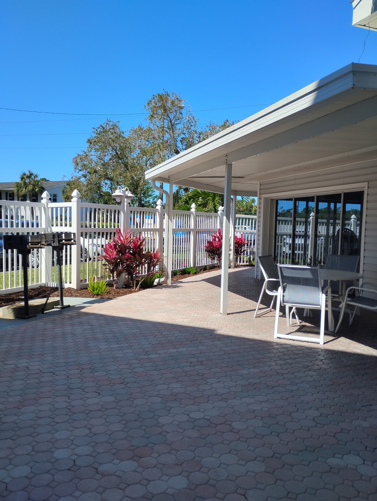 Pool Area with Grills - 6932 Stones Throw Cir N