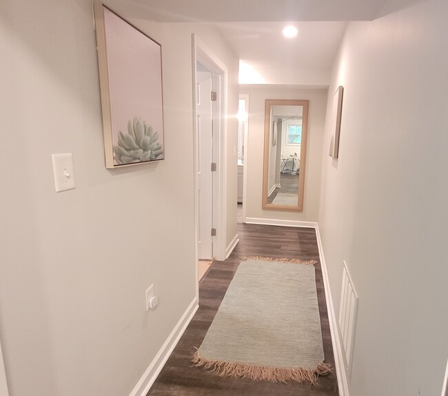 Hallway to bedroom and bath - 122 Phillips Cir