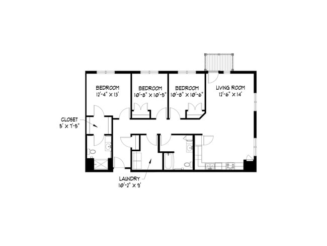 Floorplan - Enclave Overlook Apartments