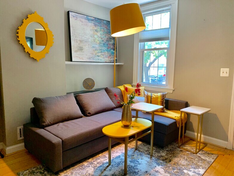 Bright and happy decor in the living room - 2227 10th St NW