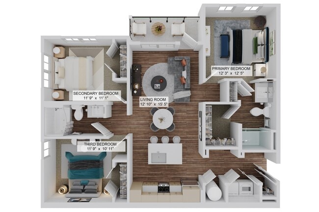Floorplan - The Quinn Luxury Apartments