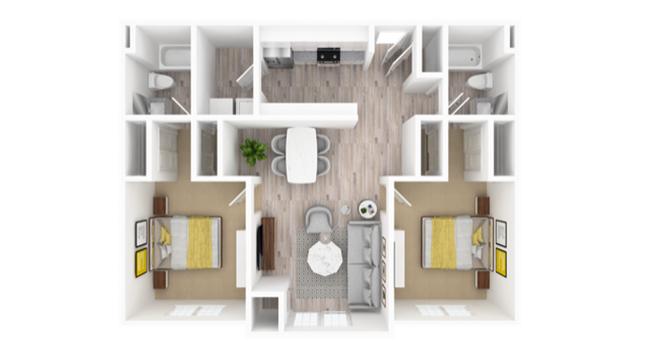 Floorplan - Somerset Place Apartments