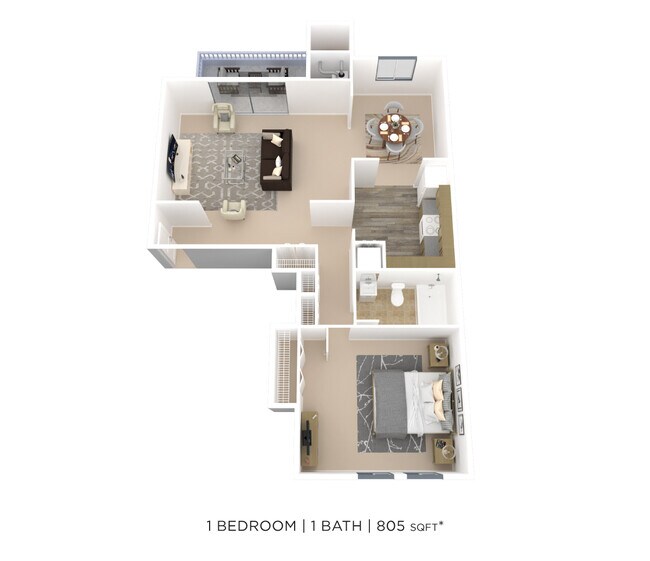 Floorplan - East Meadow Apartment Homes