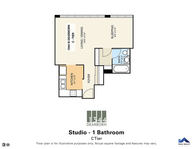 Floorplan - 1344 N. Dearborn St.