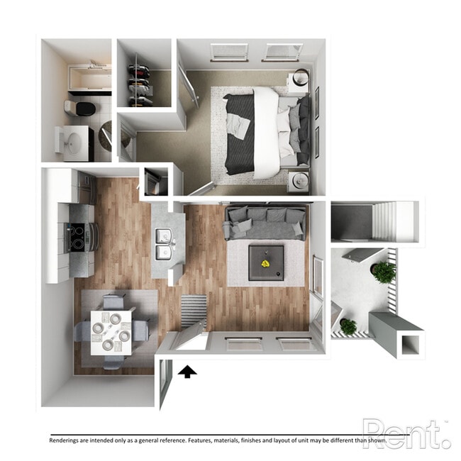 Floorplan - Larkin Apartment Homes