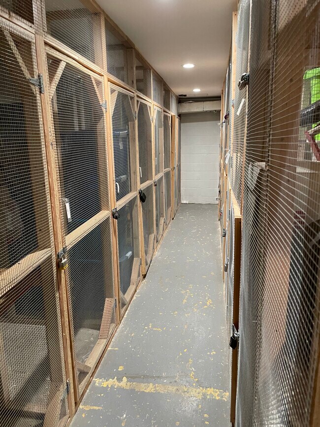 Secured, individual storage bin room -- Size: 5'(d) x 8'(h) x 3'(w) - 4555 MacArthur Blvd NW