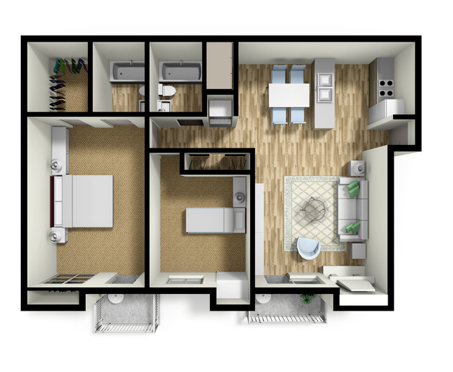 Floorplan - Villas at Holly