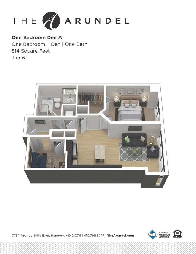 Floorplan - The Residences at Arundel Preserve