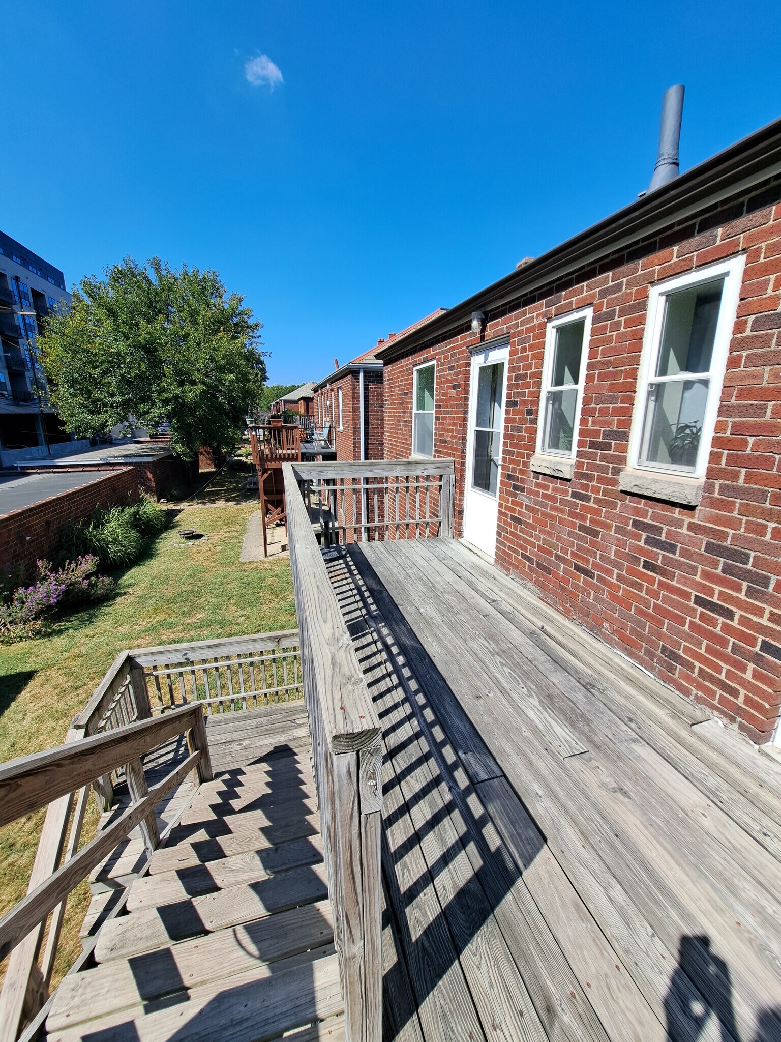 Deck off back door - 1331 W 6th Ave