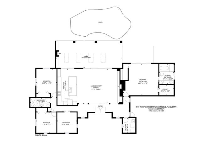 Building Photo - Beautifully Updated 3/2 Pool Home with Large Backyard in Lake Ajay (Gated Community)