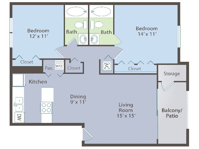 B2-967 SF - Liv at Winter Park Apartment Homes