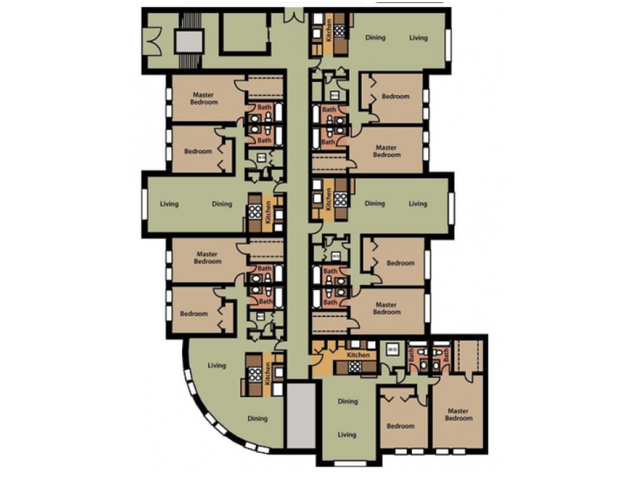New Cathedral- 2 Bed, 2 Bath - Quality Hill Apartments