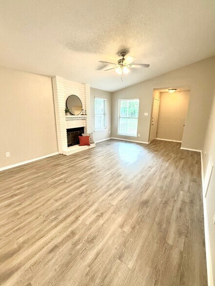 Living Room with Fireplace - 1115 Buttercup Cir