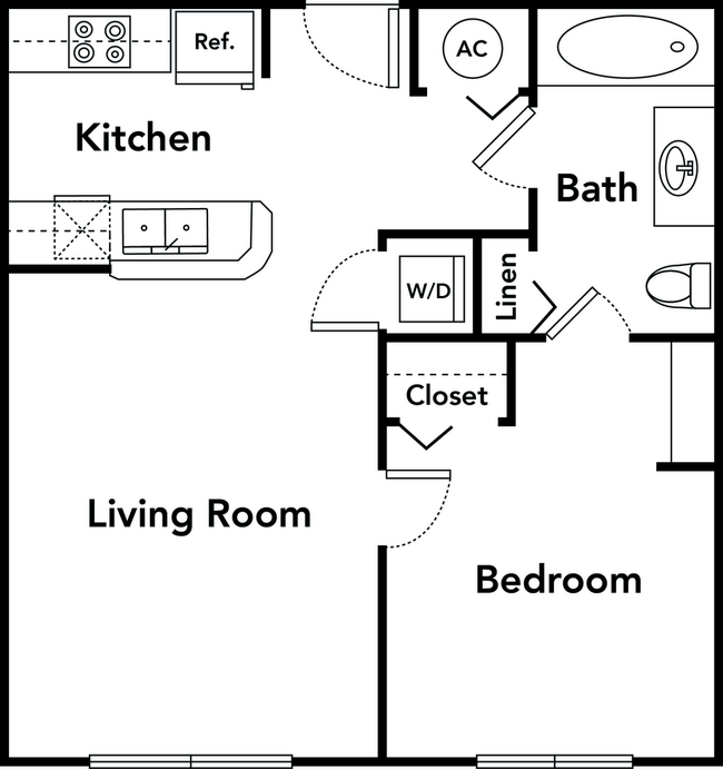 Floorplan - St. Luke's Life Center Apartments