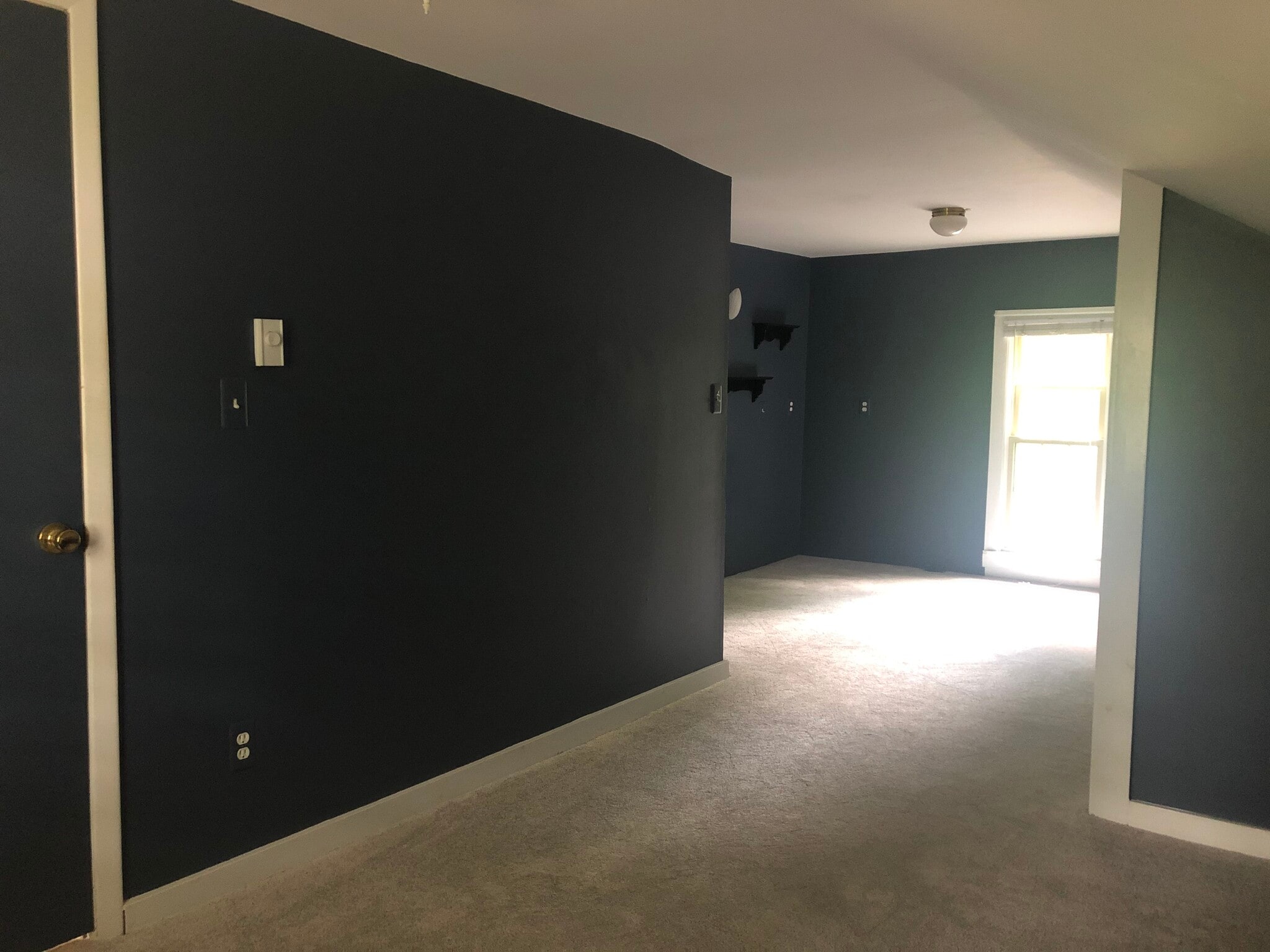 Second-floor bedroom big enough for two beds. - 11 Kellogg St