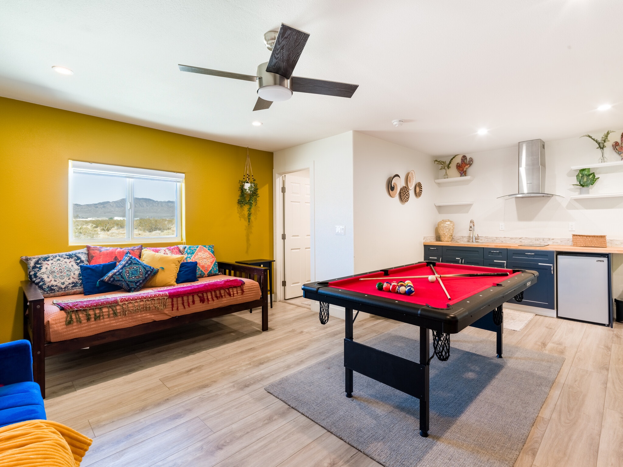 4th bedroom serves as a game room, bonus room with wet bar, kitchenette and ensuite bathroom - 13416 Cholla Dr