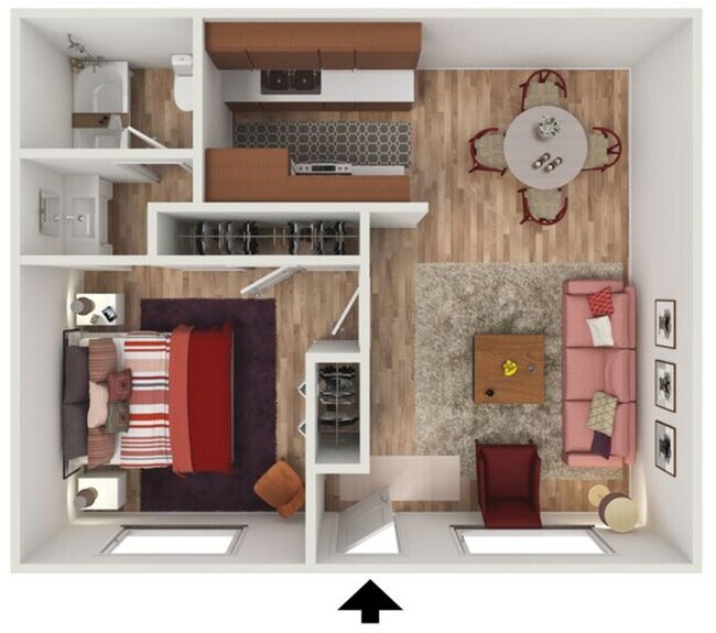 Floorplan - Vista Bella Apartment Homes
