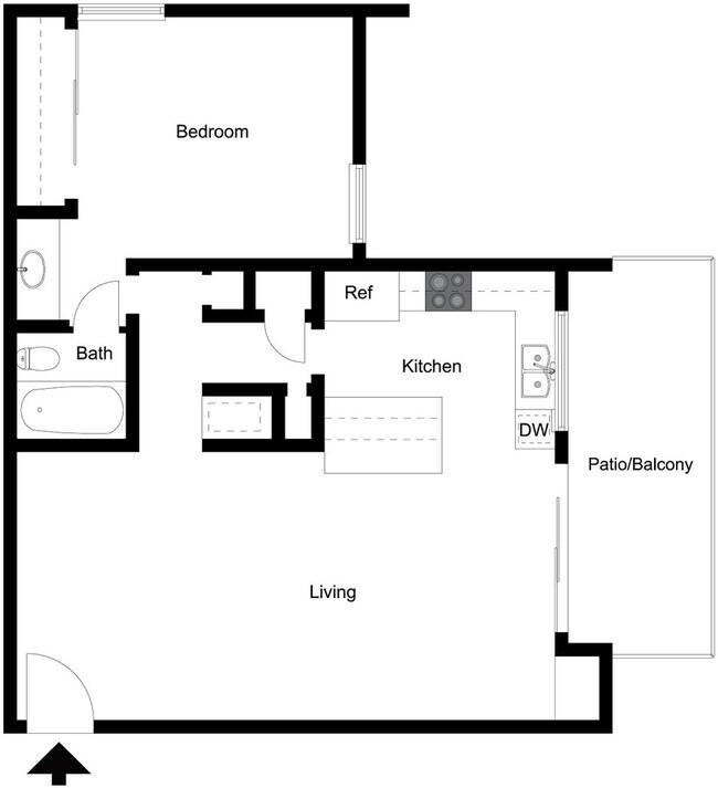 Floorplan - Villa Camarillo Apartments