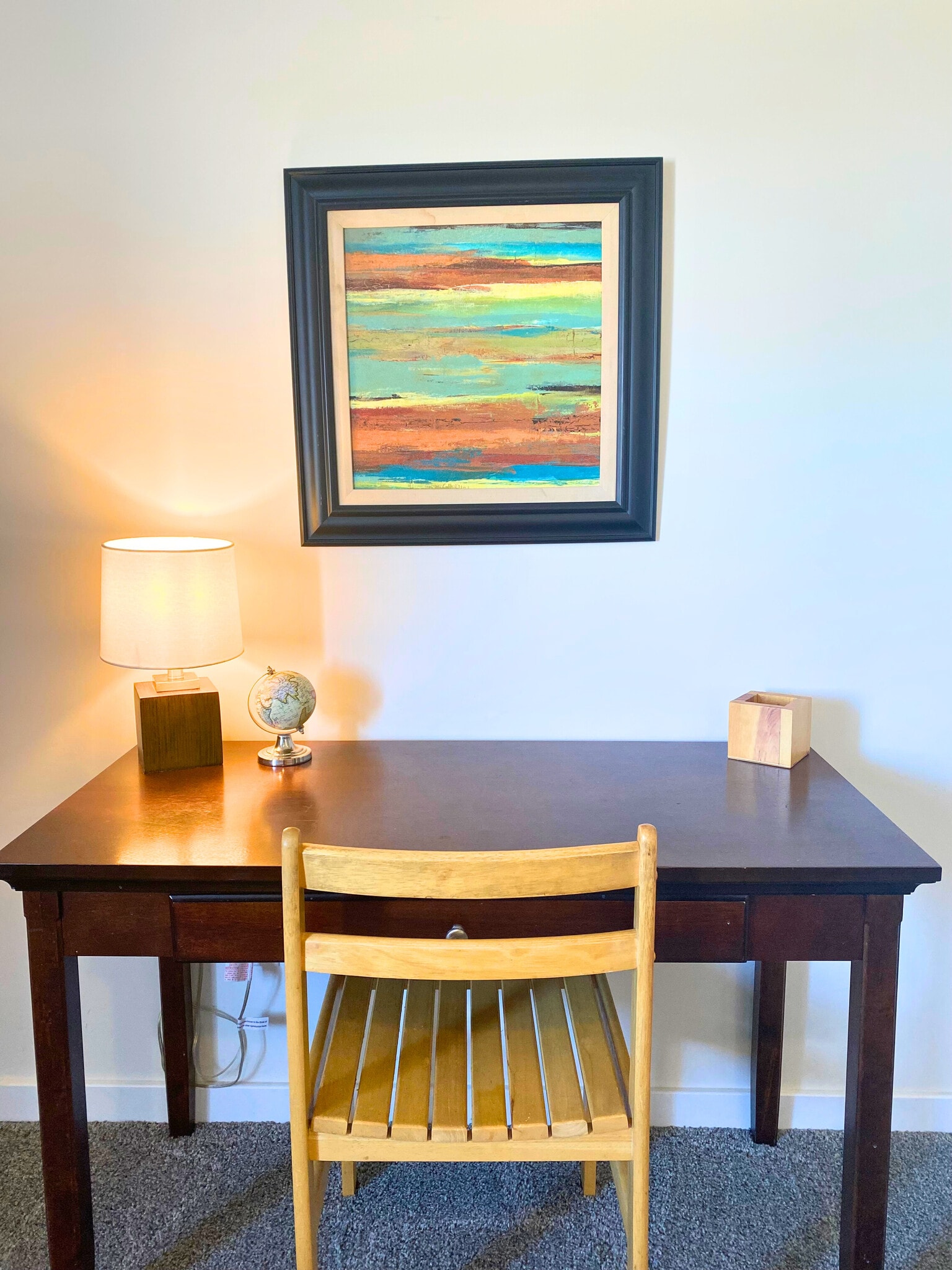 Rm 2: There's also a designated workspace inside the room with a desk & chair. - 8941 E 24th Ln