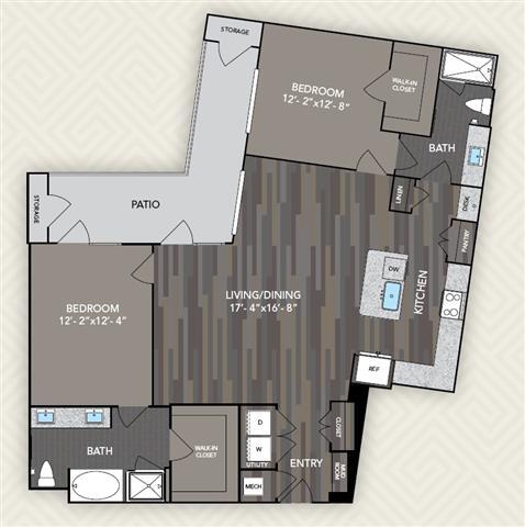 Floorplan - The Alden at Cedar Park