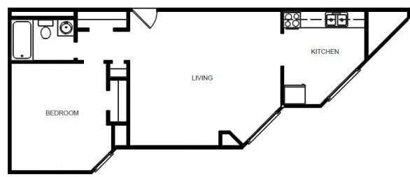 Floorplan - John Knox Towers - SENIOR COMMUNITY