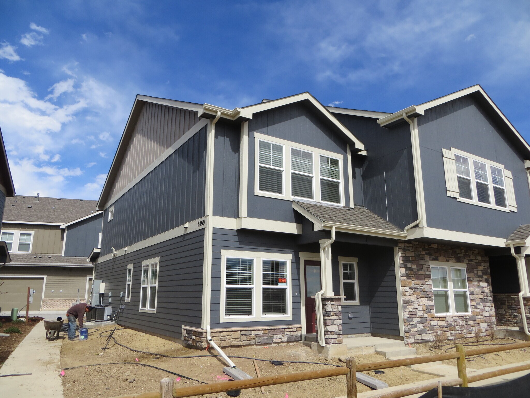 Front of townhome - 3860 Manhattan Avenue
