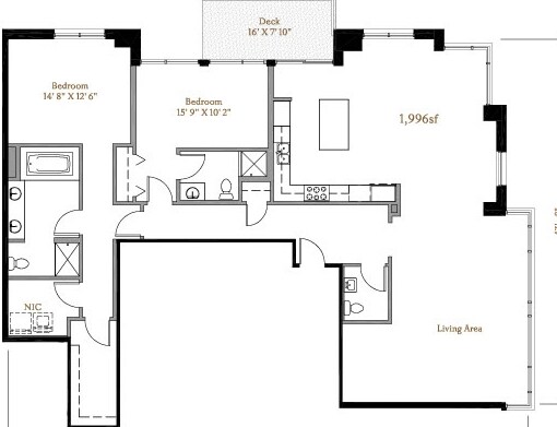 2BR/3BA - The Westerly