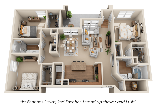 Floorplan - The Canyons Apartments