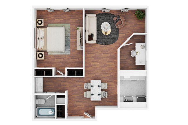 Floorplan - New Brookside Apartments