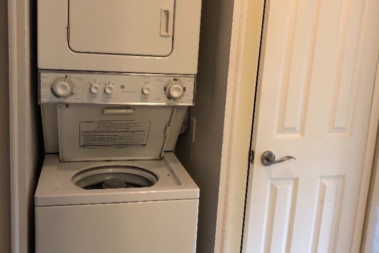 Stacker washer and dryer - 1730 S El Camino Real