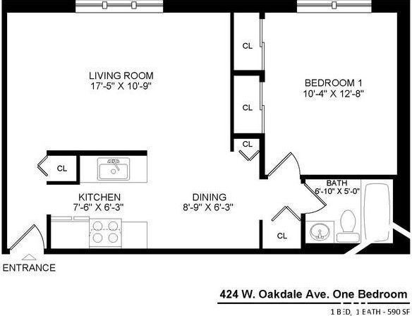 Building Photo - 424 W Oakdale Ave