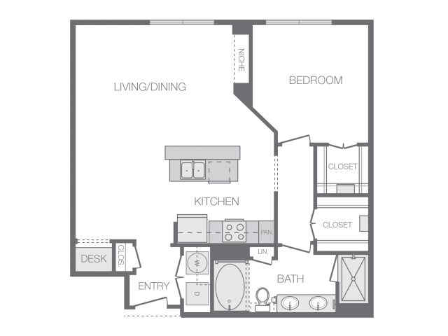 Floorplan - Hanover Rice Village