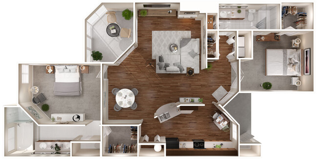 Floorplan - Golf Brook Apartments